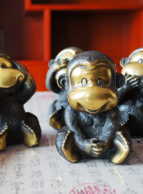 纯铜装饰品可爱风创意家居摆设