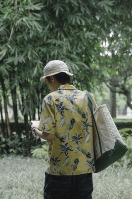 Lab store美式复古菠萝印花夏威夷沙滩短袖衬衫HAWAIIAN ALOHA