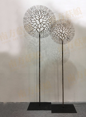 太阳大堂售楼处金属房间装饰品