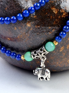 青金石纯天然多圈手串佛珠