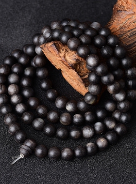 黑驴蹄子108颗佛珠手链男士女款