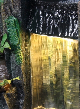 中式风假山喷泉庭院造景装饰品