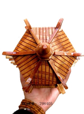 七层文昌塔办公室书房摆件桃木