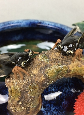 盆景陶瓷石湾公仔招财家居摆设