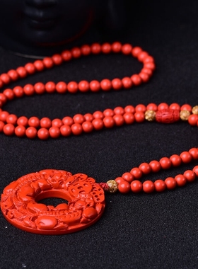 台湾原色双貔貅平安扣吊坠送证书