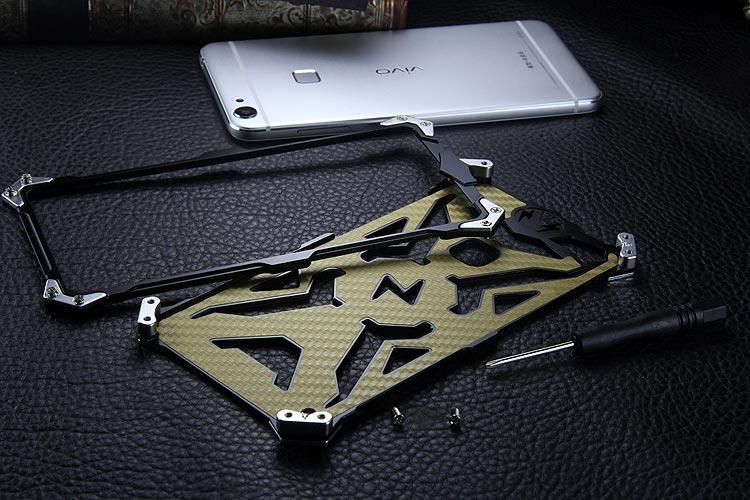 SIMON THOR Aviation Aluminum Alloy Shockproof Armor Metal Case Cover for vivo X6 Plus & vivo X6