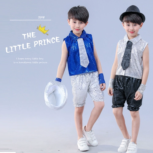 Детский современный костюм для раннего возраста, блестки для ногтей для школьников, шорты