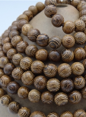 天然鸡翅木情侣手串文玩佛珠