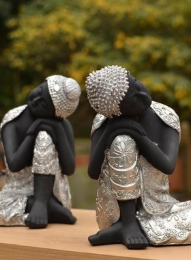 包邮东南亚多个尺寸镇宅禅意摆件