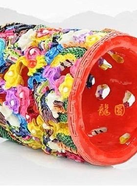 龙笔筒桌面摆件吉祥物工艺品