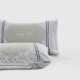 Khăn gối Nhật Bản cotton chenille gối đôi gối khăn cố định nút nửa gói khăn gối cứu trợ - một cặp - Khăn gối vỏ ga gối Khăn gối