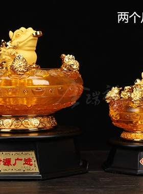 金蟾可旋转收银台开业礼品
