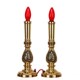 Yuantong Craft Plug-in Guan Gong Shrine Pair of Candle Lamps