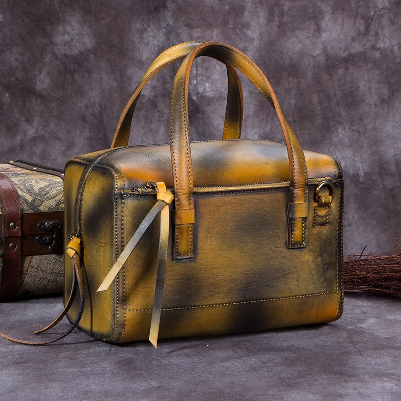 2020新款波士顿包女真皮复古包包 sophmoda女士包袋