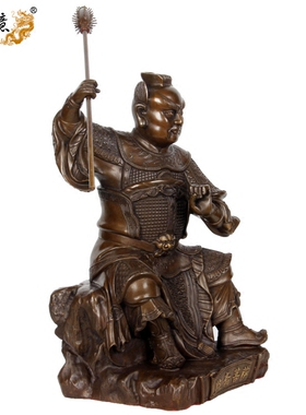 纯铜监斋菩萨人物寺庙供奉佛像