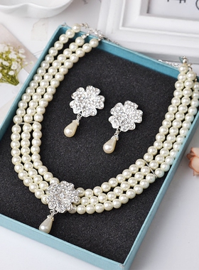 好俏韩式新娘珍珠项链