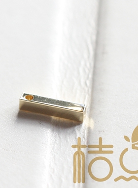 长方形棍棒镀金镀银黄铜