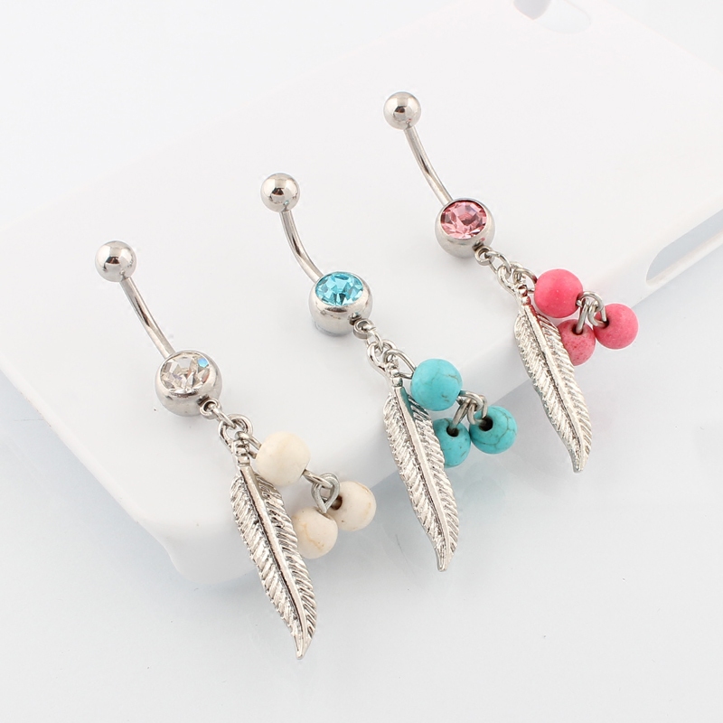 追梦人肚脐环肚脐扣肚脐钉 dream catcher belly ring piercing - 图2