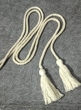 韩版手工流苏编织麻花百搭风腰带