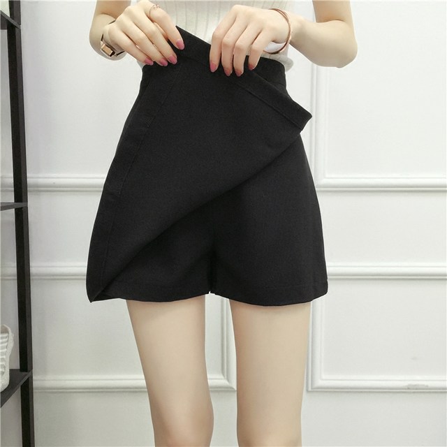 Large size short high-waisted fat crotch-covering spring and summer skirt