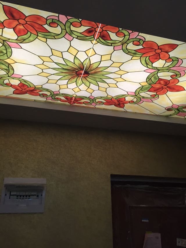 彩绘艺术玻璃贴膜 复古艺术欧式彩色窗户教堂玻璃订制衣柜门贴纸,淘宝优惠券,粉丝福利购,淘宝优惠卷