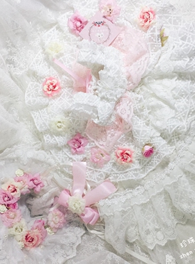「珍珠兔」兔熊衣服奶茶熊衣服小lolita裙中村奶茶花嫁款 可换色