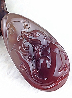 原石雕刻貔貅挂件手工紫绿玛瑙