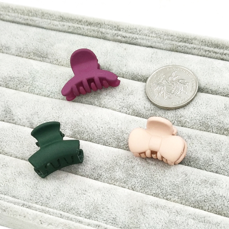 发夹抓夹小号韩国发饰磨砂可爱小抓夹发爪刘海夹顶夹发抓边夹头饰 - 图3