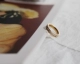 Siêu flash ~ Nhật Bản và Hàn Quốc người mạ vàng 18K bằng thép titan đơn thoát nước kim cương ngón tay đeo nhẫn nữ bầu không khí cá tính nữ trang - Nhẫn nhẫn kim tiền pnj Nhẫn