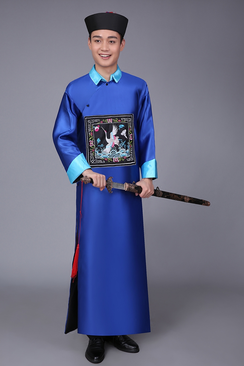 蜜糖依恋旗舰店道士服古装清朝官服太监表演服古代官员公公服装僵尸服一品官大臣1