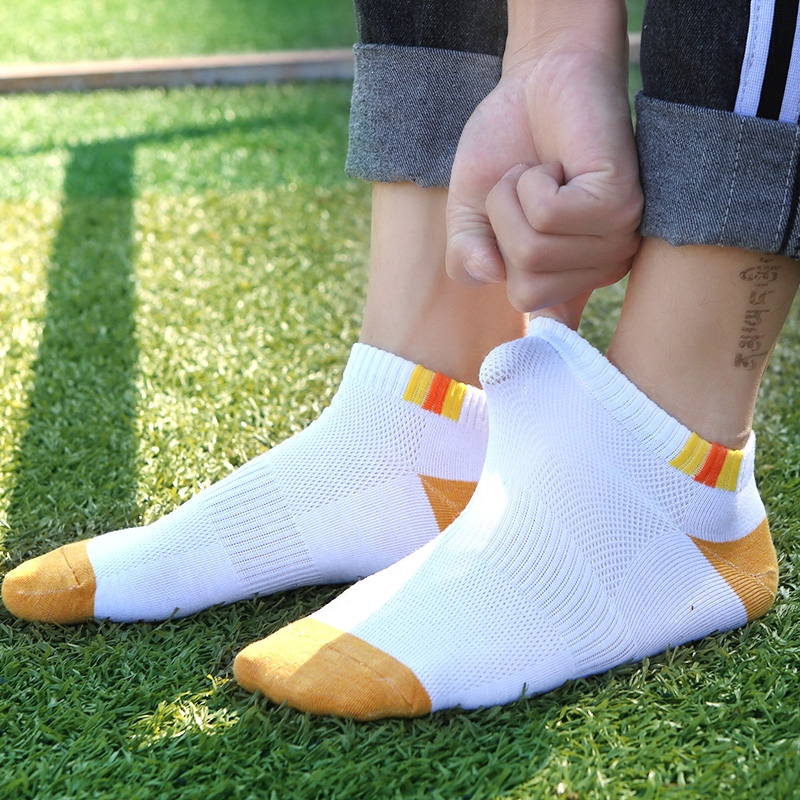 达达狼旗舰店袜子男短袜夏季薄款网眼超薄夏天透气薄棉防臭短筒吸汗低帮船袜男1