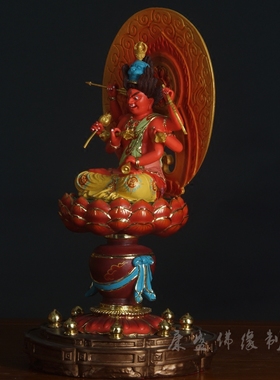 爱染明王神像客厅桌面工艺品树脂