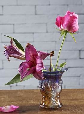 长寿花觚美好古法陈设物件伴手礼