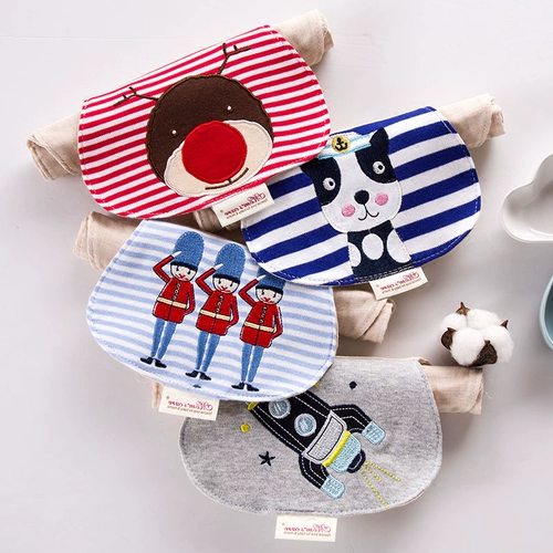 Детское хлопковое полотенце от пота, марлевая хлопковая подушка, детский шарф для детского сада