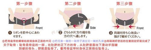 日本犬印产前产后骨盆带前倾胯骨矫正带加强型收臀菱形盆骨带收垮-图2