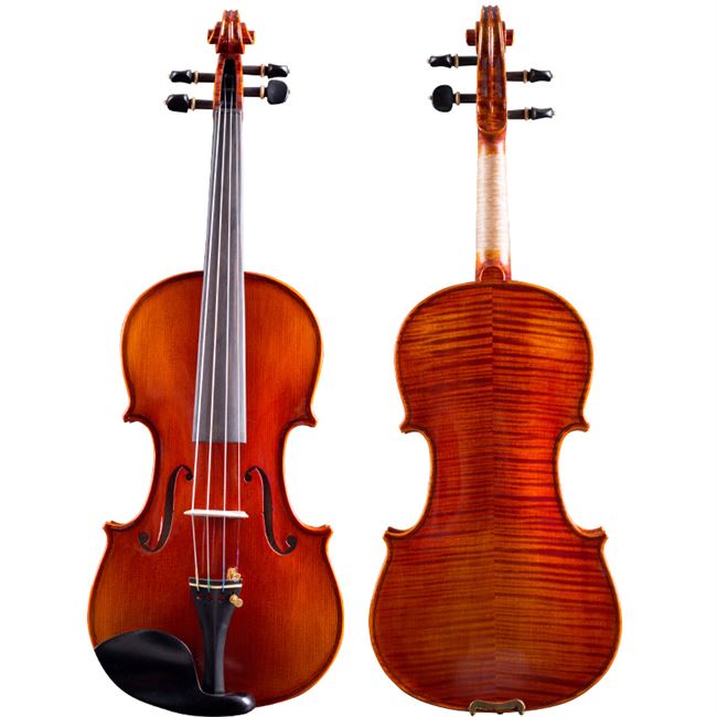 Tiger mẫu trẻ em chơi violin chuyên nghiệp cho người mới bắt đầu bằng gỗ rắn học sinh trưởng thành tốt nghiệp thực hành nhạc cụ - Nhạc cụ phương Tây Nhạc cụ phương Tây