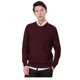 Mùa thu và mùa đông mới tinh khiết áo len cashmere đầu dày áo len nam cổ tròn màu rắn lỏng kích thước lớn đan áo đáy - Áo len Cashmere blazer nam Áo len Cashmere