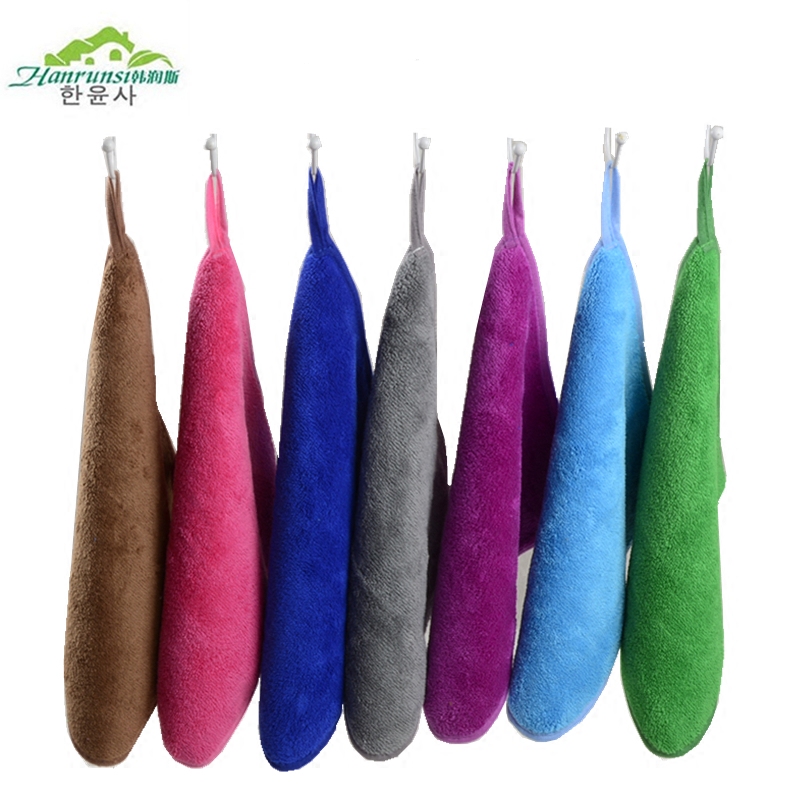 加厚双面珊瑚绒抹布吸水不掉毛擦地板家具玻璃厨房洗碗布清洁毛巾 - 图1