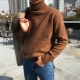 Magic Jeddah Áo len nam mùa đông Hàn Quốc áo len nam Áo len viền cổ áo cao -ST063 - Áo len áo cardigan nam Áo len