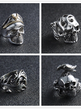 韩国男士霸气学生转动防身戒指