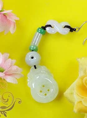 diy天然玉石a货冰种儿童款散珠