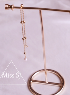 满天星手链天然珍珠18K金珠镀金