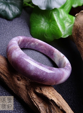 梅花碧玺蓝宝树化玉紫龙晶手镯