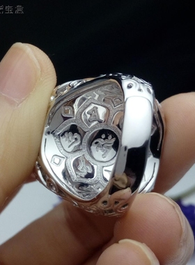 镂空金刚杵活口戒指托