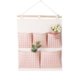 Ткань подвесная сумка для хранения общежития шкаф шкаф на стену подвесная сумка простая многослойная сумка для хранения домашняя стена висящая мешок мусора