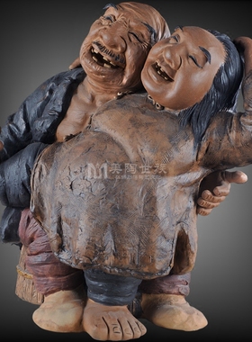 电视柜夫妻结婚中式风石湾陶瓷