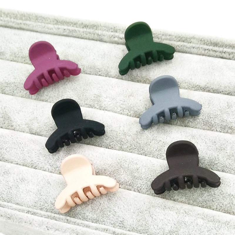 发夹抓夹小号韩国发饰磨砂可爱小抓夹发爪刘海夹顶夹发抓边夹头饰 - 图2