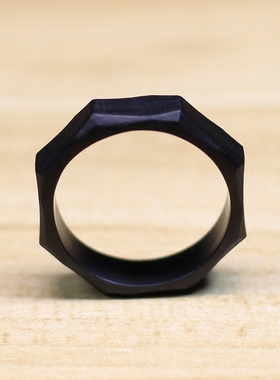 紫光檀黑檀木头戒指手工木质男女