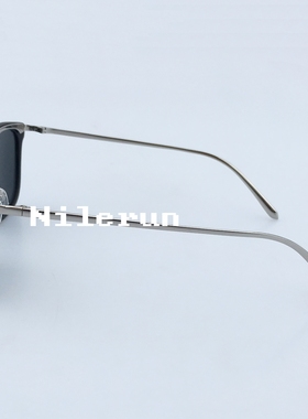 墨镜银色鼻梁蝶形黑檀木太阳镜