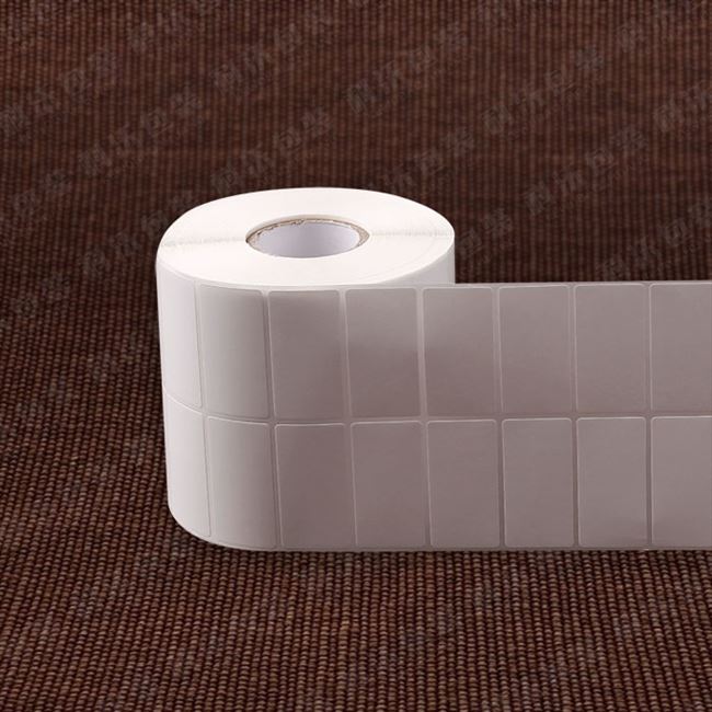 不干胶5000热转印铜版纸条码标签纸50*30mm*张双排打印机空白贴纸